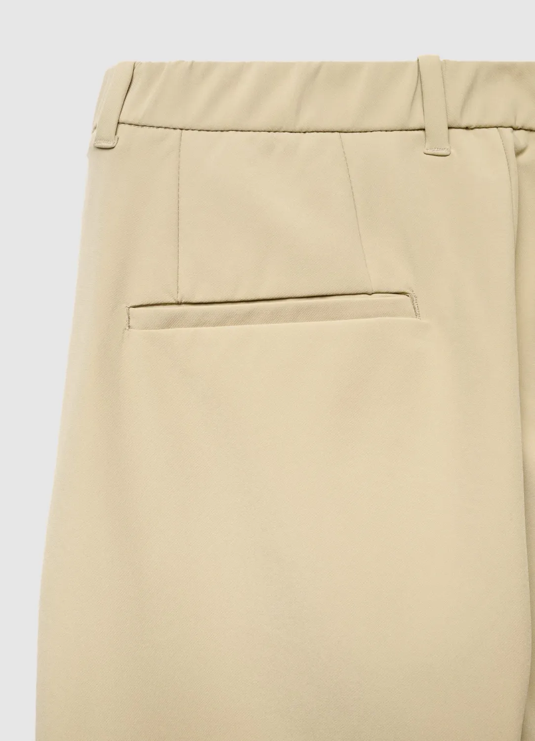 Calliope Pantalon droit homme pantalon taille élastique uni