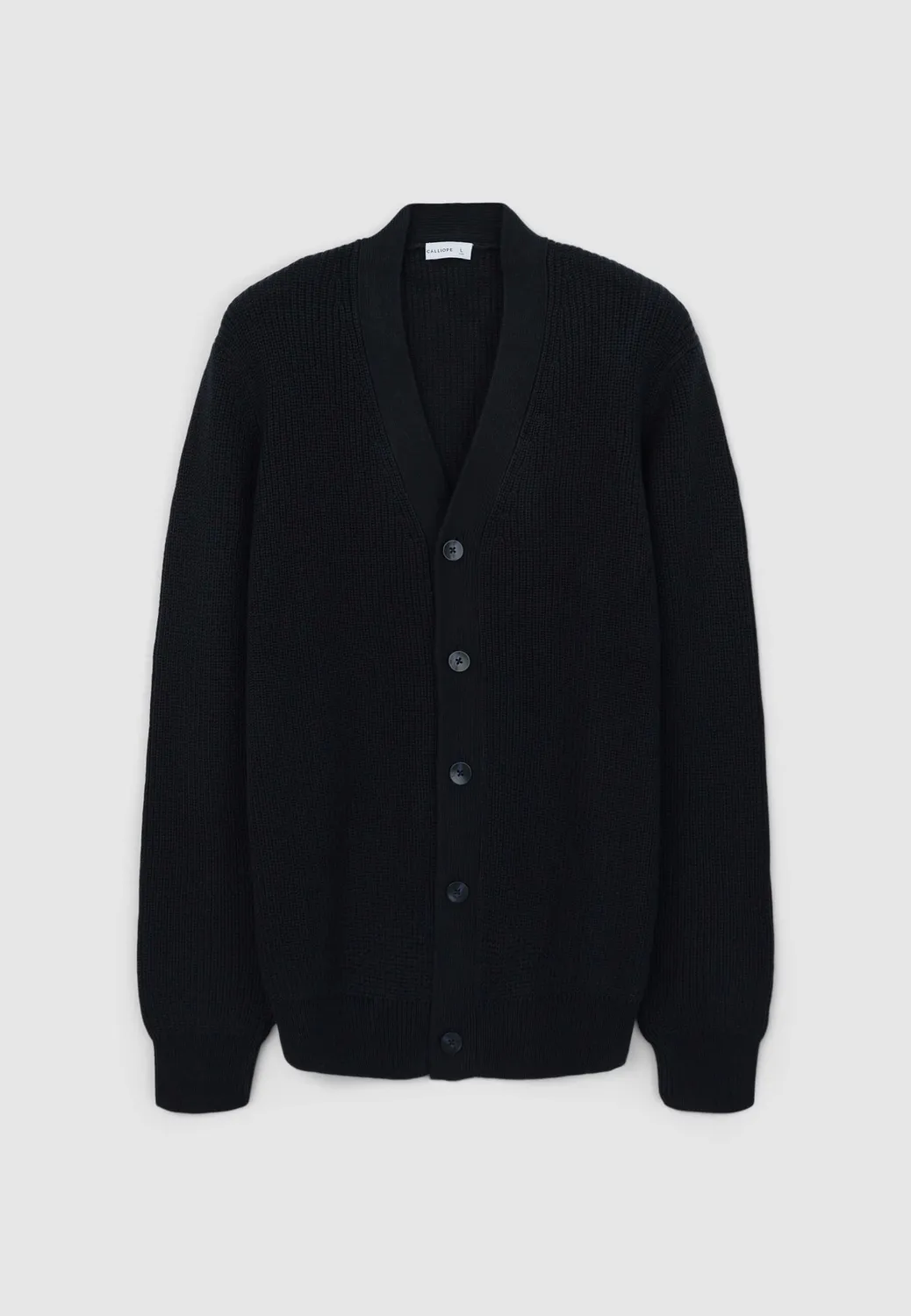 Calliope cardigan homme coton boutons uni