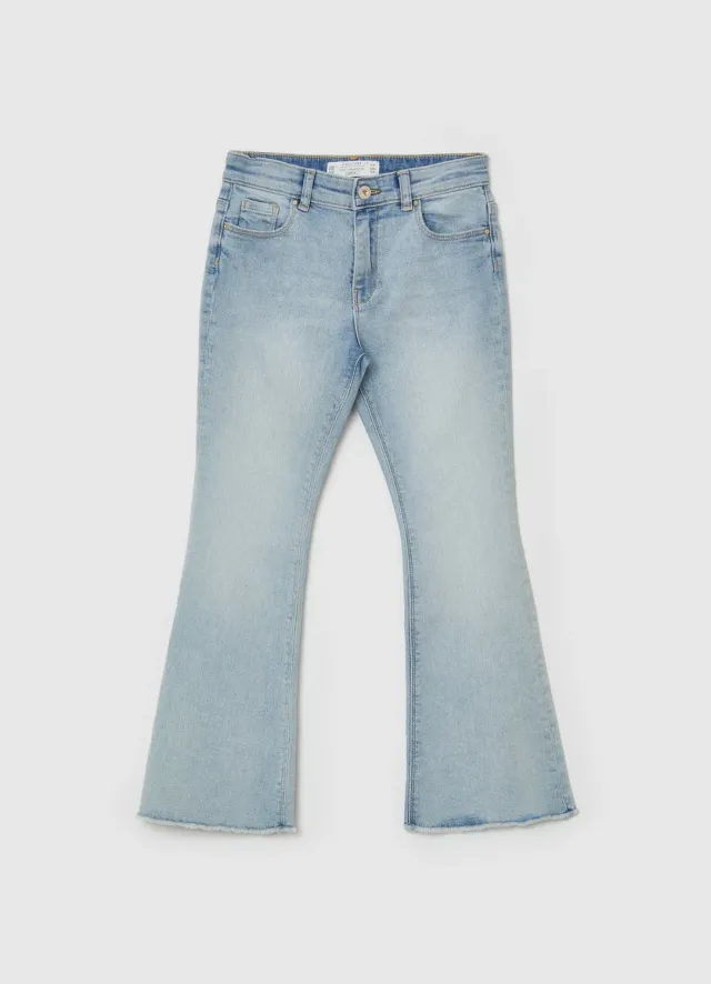 Calliope jean flare fille 5 poches régulier