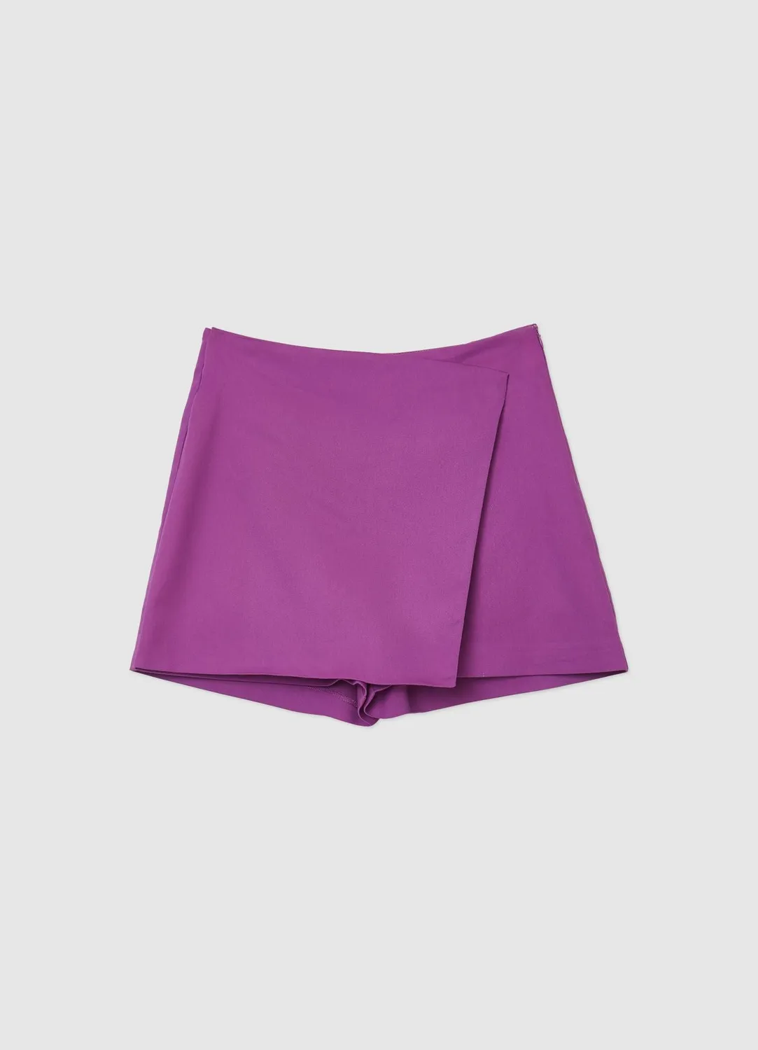 Calliope jupe pantalon coton à panneau unie