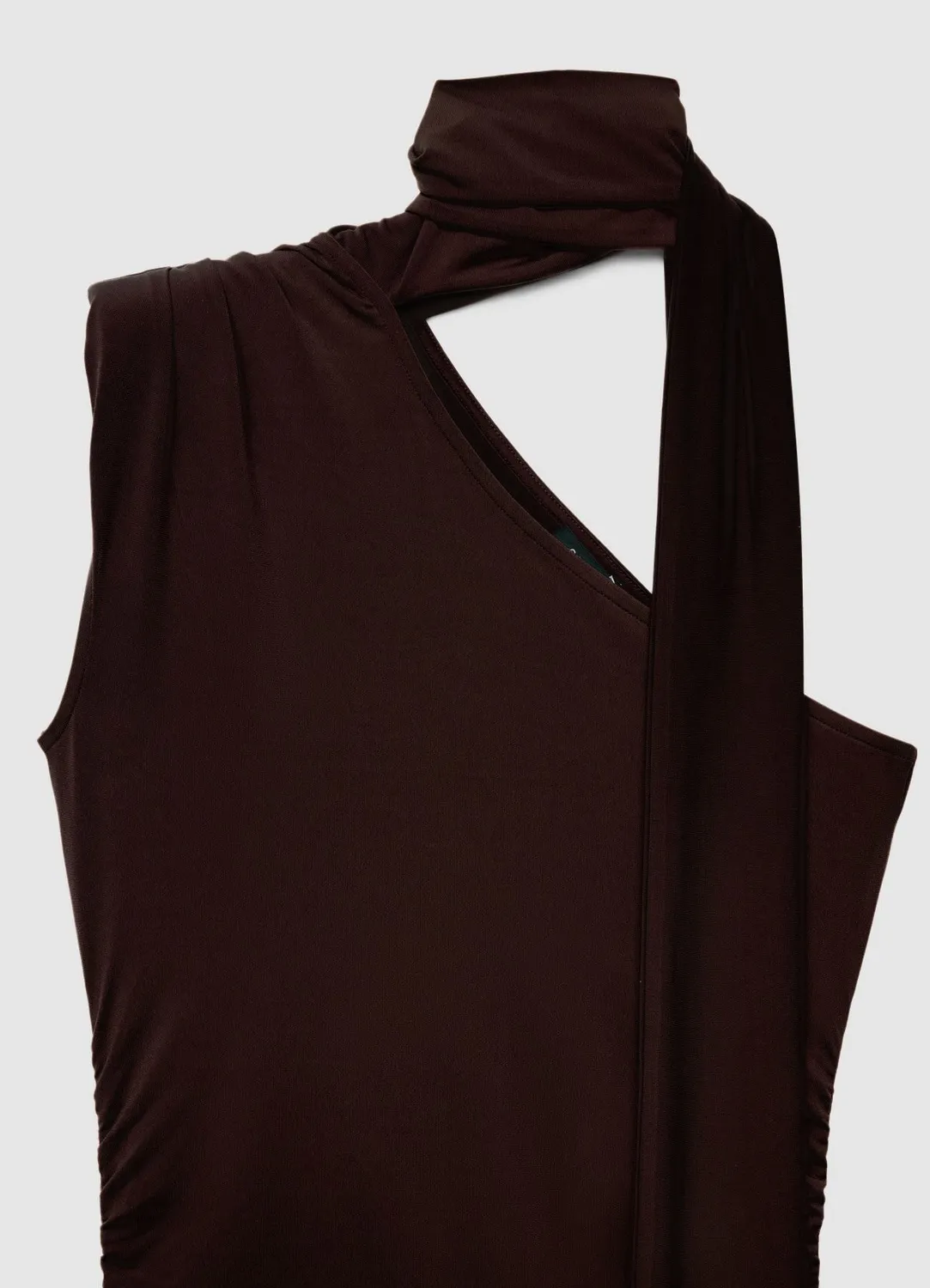 Calliope Atelier robe une épaule drapée soirée femme