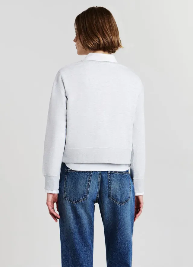 Calliope sweat col rond femme à message manches longues