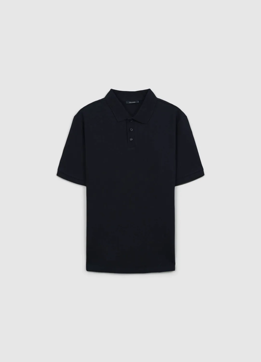 Calliope T-shirt polo 3 boutons polo homme S coton