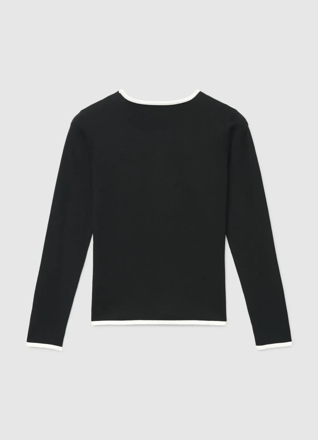 Calliope Profils pull col rond contraste femme