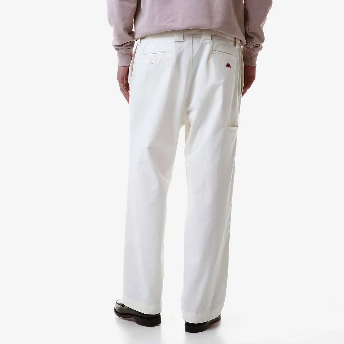Kappa Mebsuta chino blanc homme coton gabardine