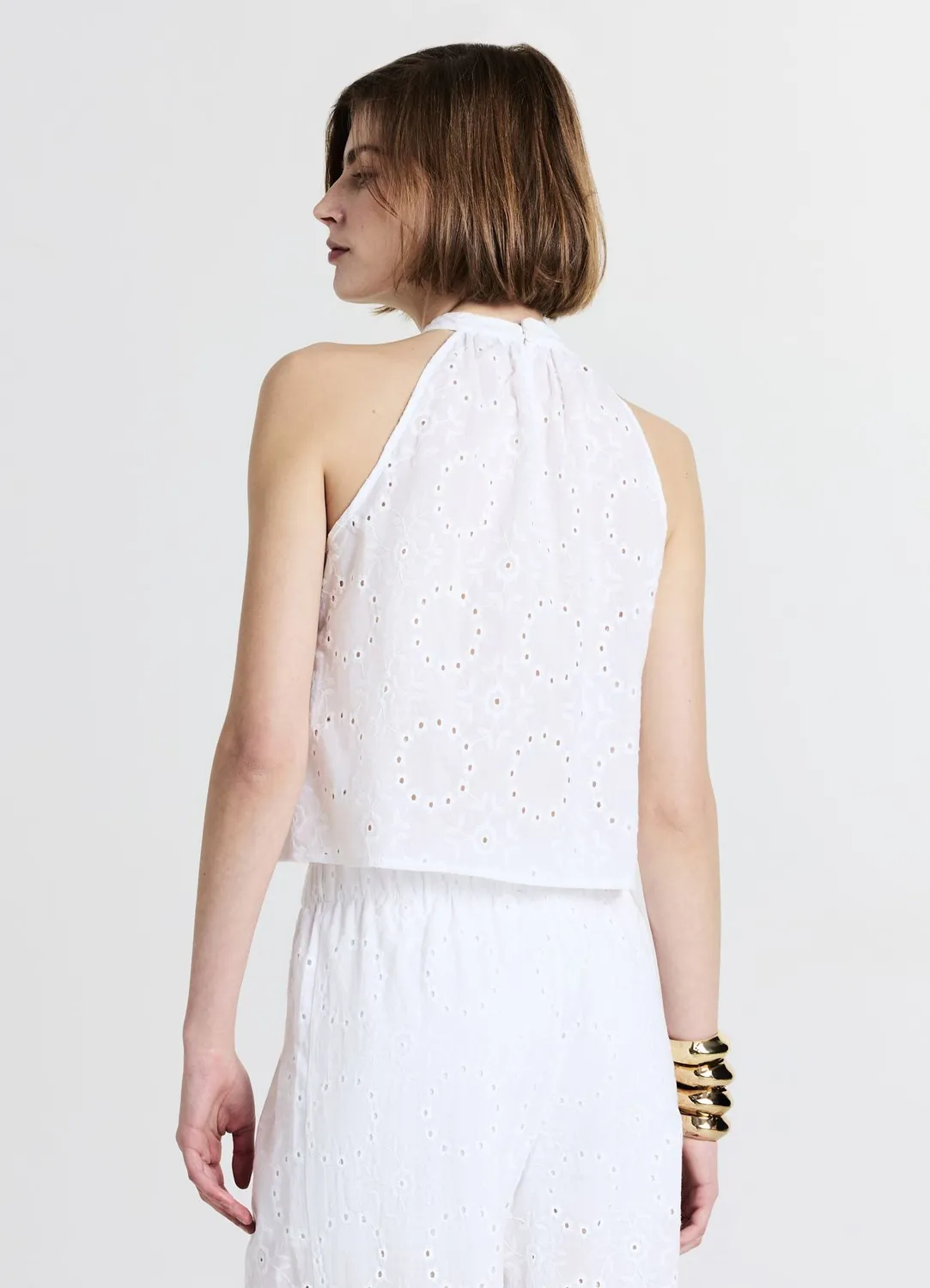Calliope top broderie anglaise coton femme