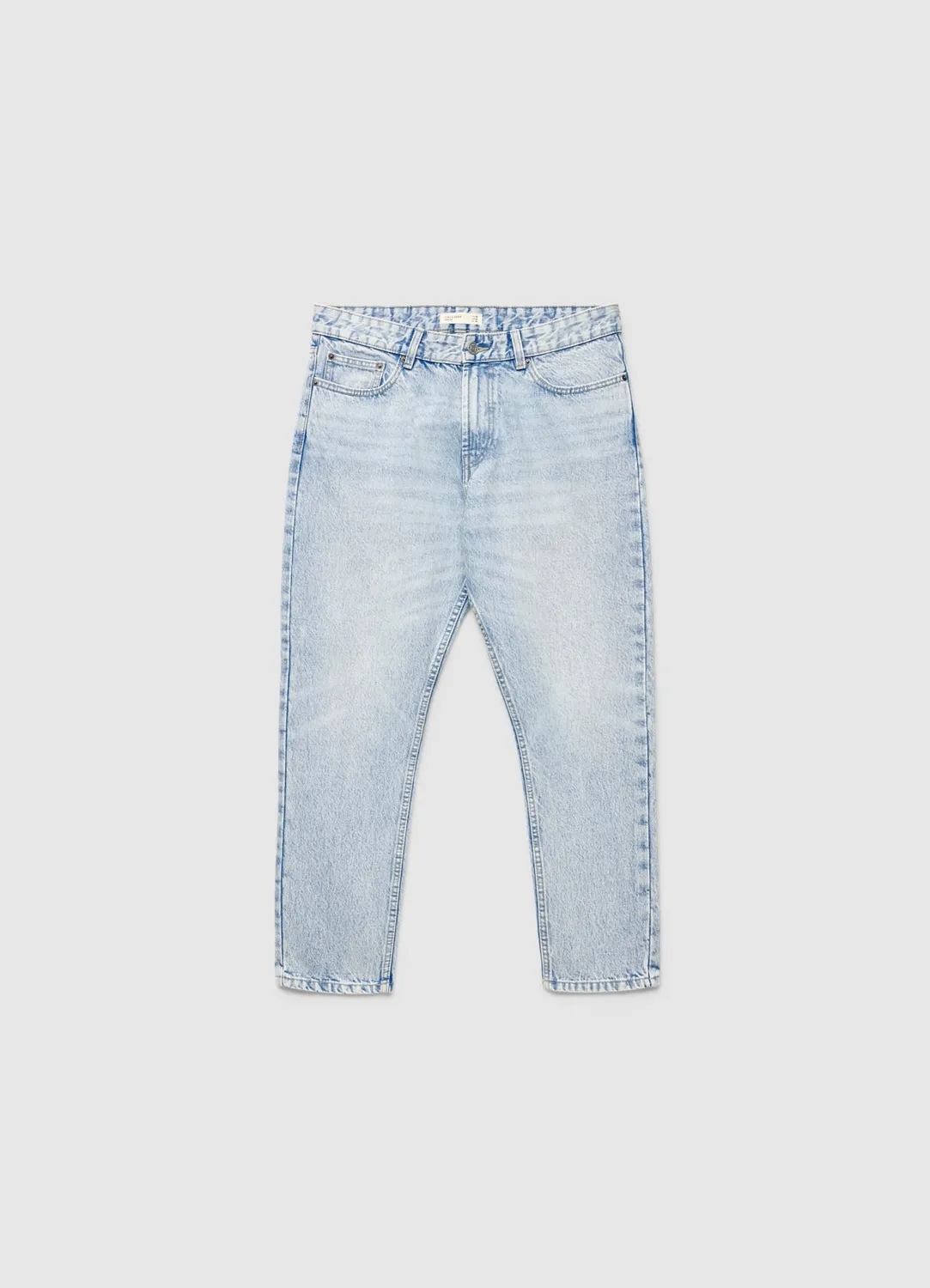 Calliope Cropped Effet Délavé jean homme droit