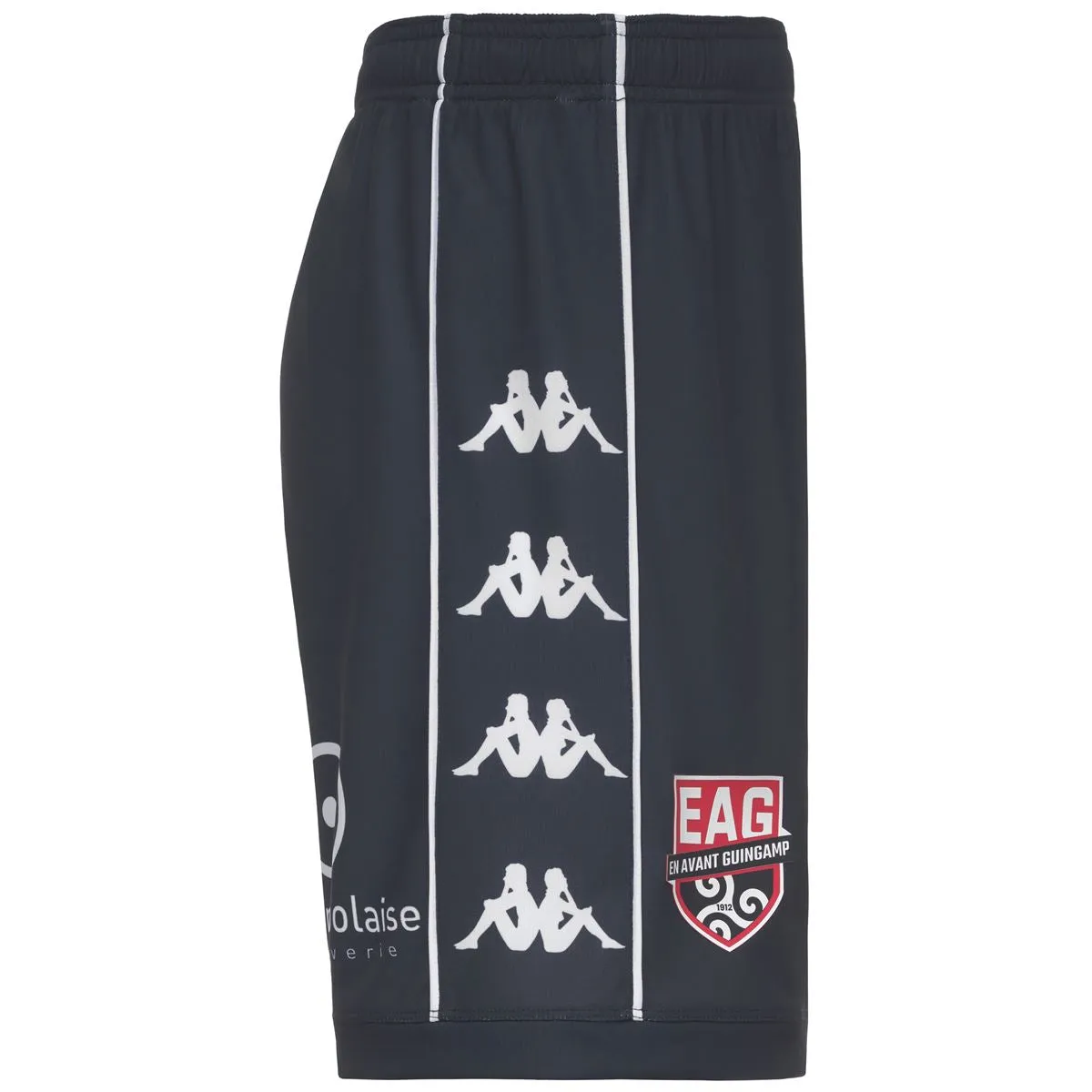 Kappa Borolo short enfant noir Guingamp 26/27