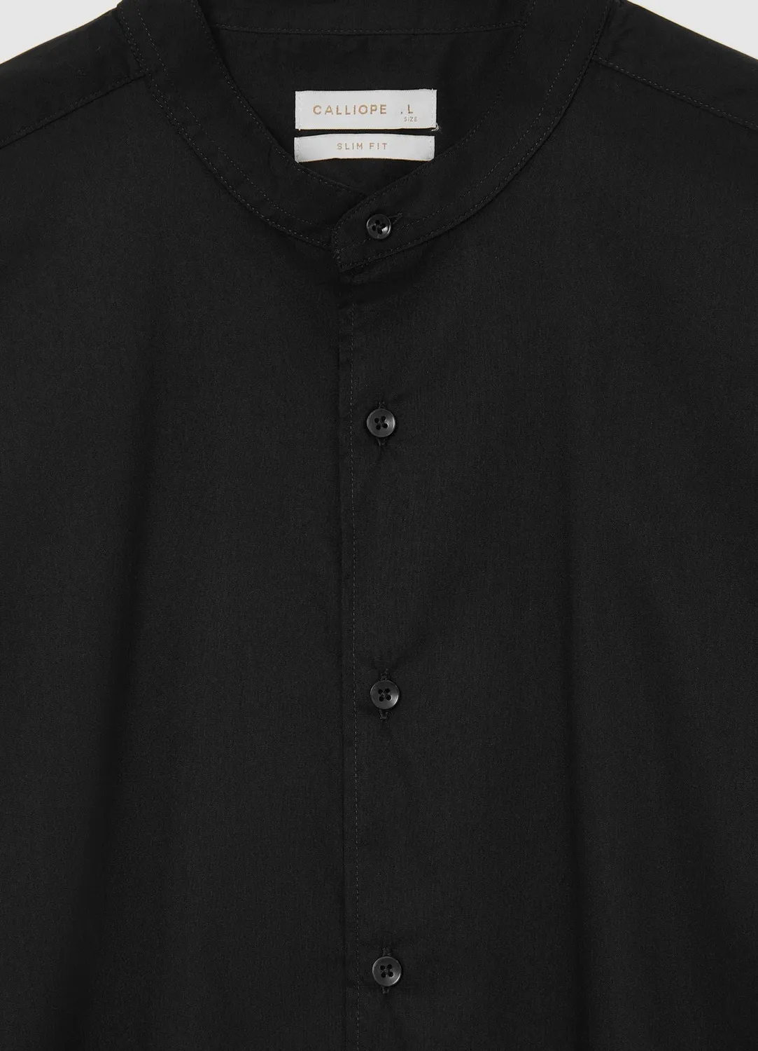 Calliope chemise col coréen homme unie