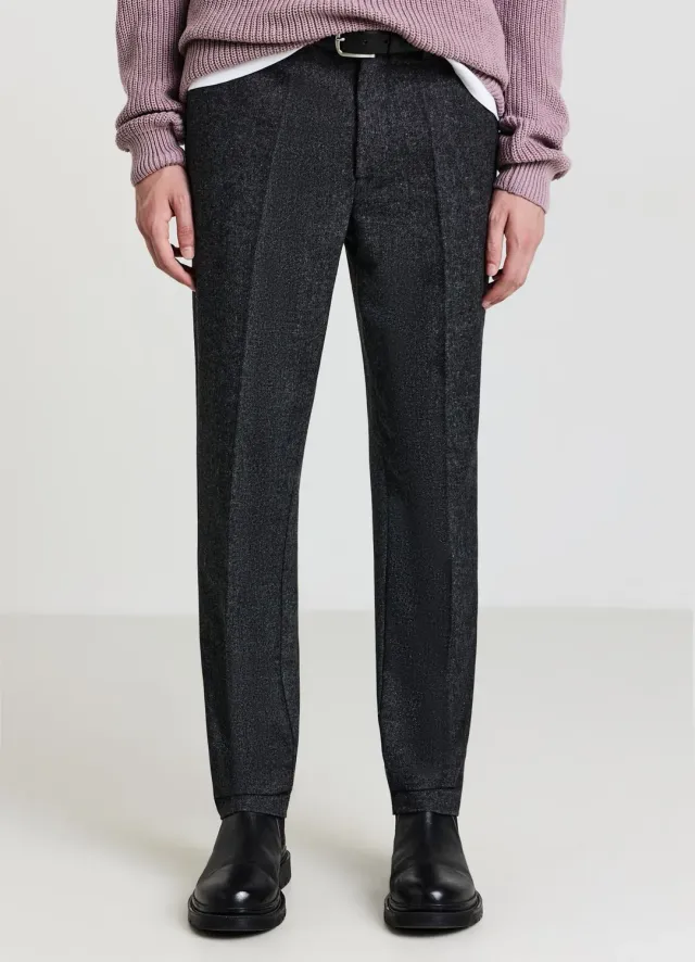 Calliope Pantalon chino homme poivre et sel