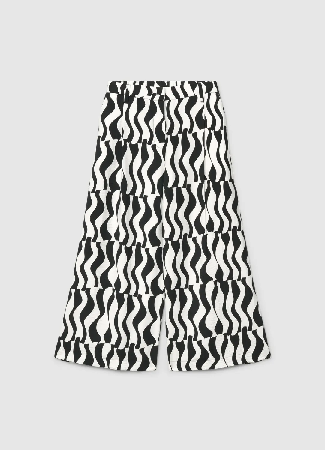Calliope pantalon palazzo crop femme à motif