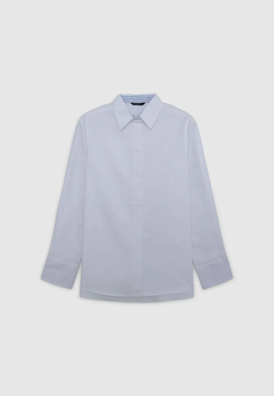 Calliope chemise contrastes chemise femme coton regular