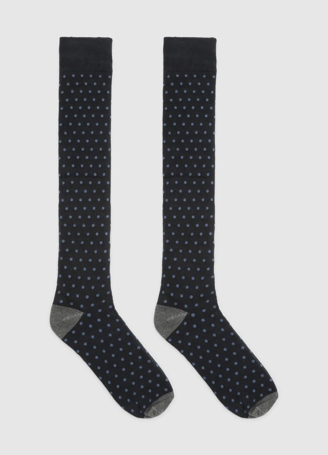 Calliope Calze lunghe a pois chaussettes homme à pois