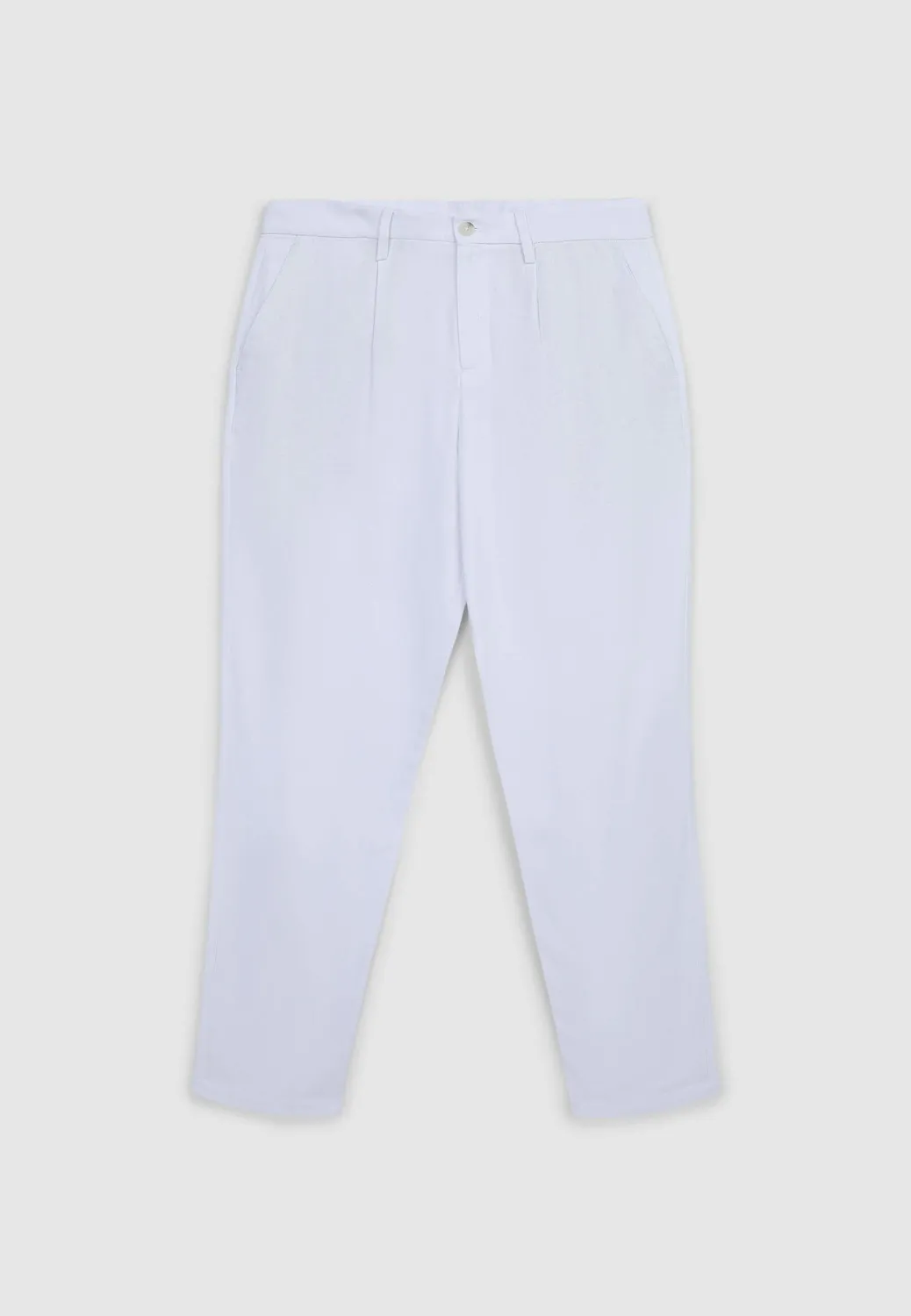 Calliope pantalon chino homme lin coupe droite