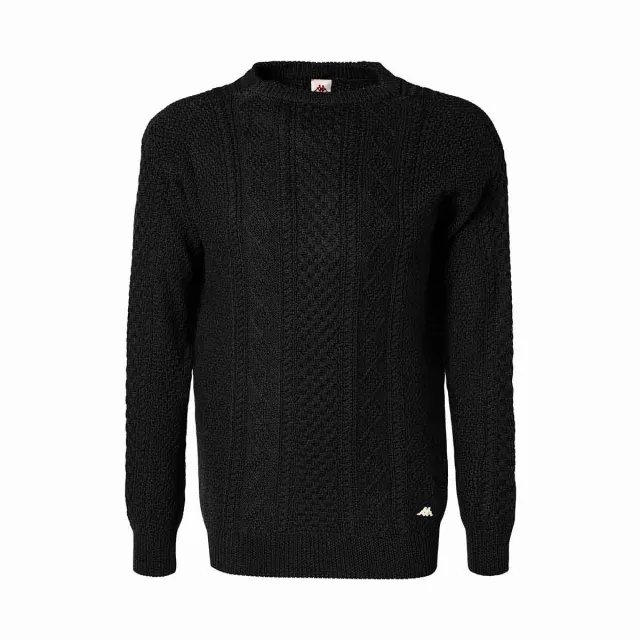 Robe di Kappa Acrab pull noir unisexe