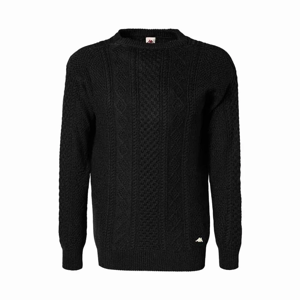 Robe di Kappa Acrab pull noir unisexe