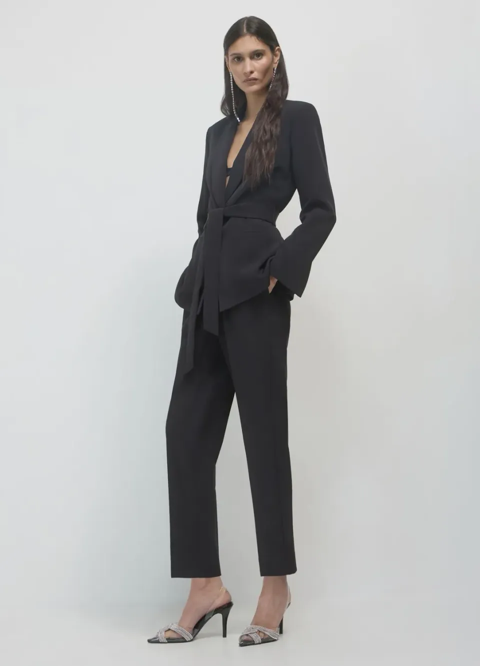 Calliope Pantaloni Uni Pantalon Femme Élastique