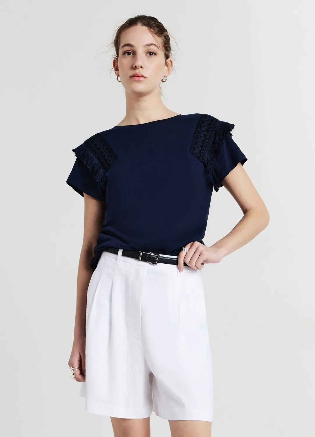Calliope t-shirt galon femme coton regular