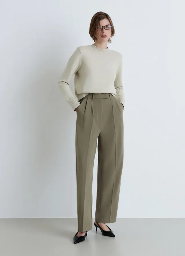 Calliope pull col rond femme coupe boxy