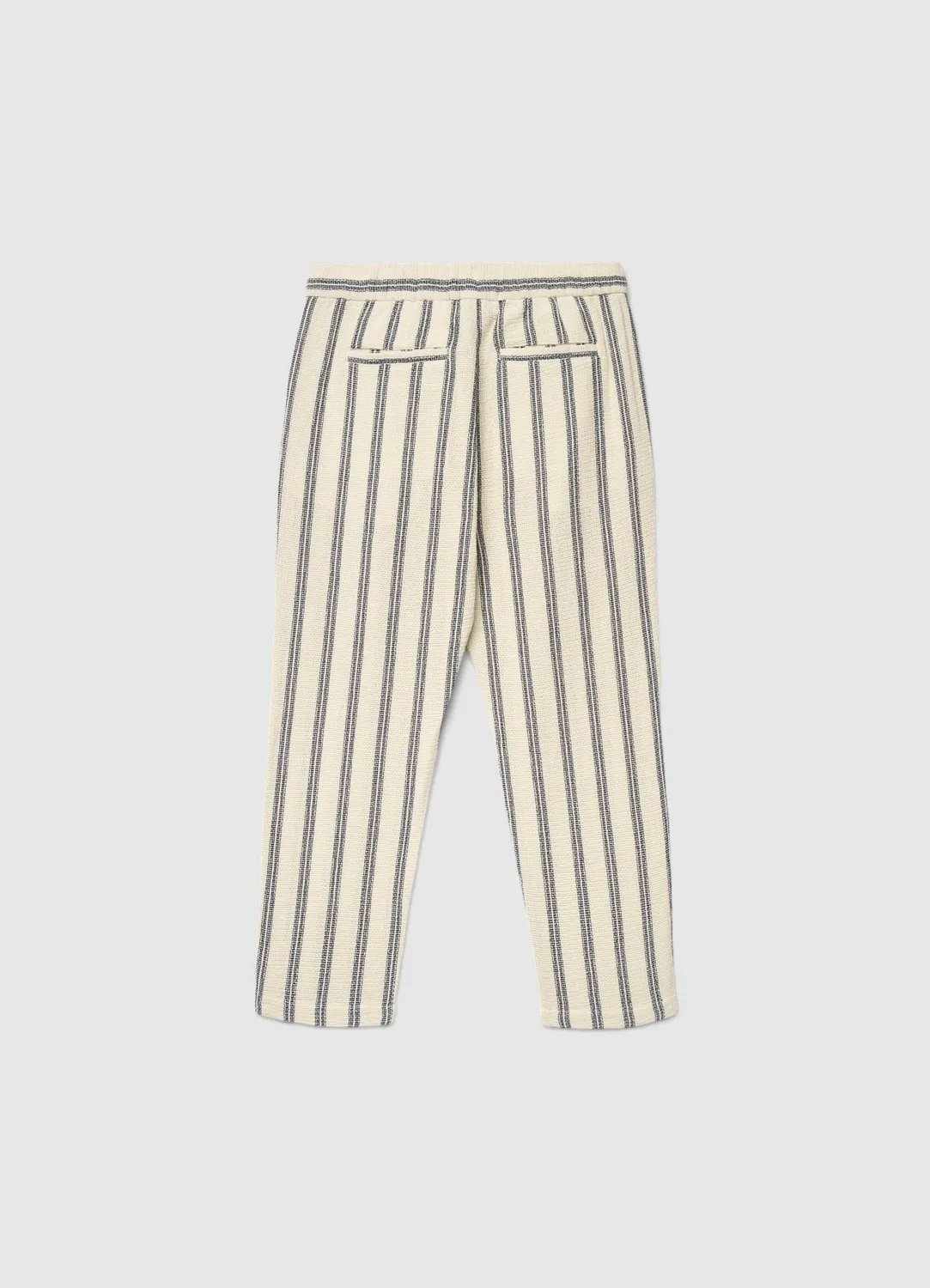 Calliope pantalon jogger rayé homme cordon