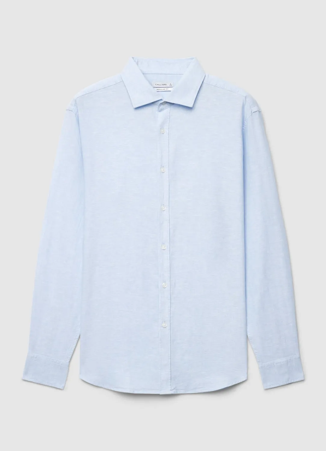 Calliope chemise lin homme manches longues unie
