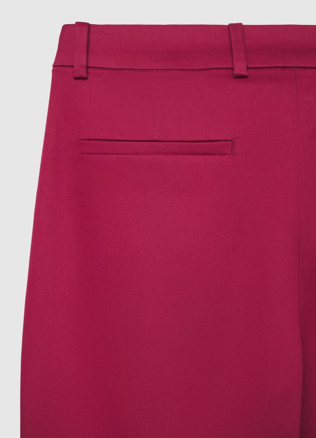 Calliope Pantalon droit coton femme pli marqué