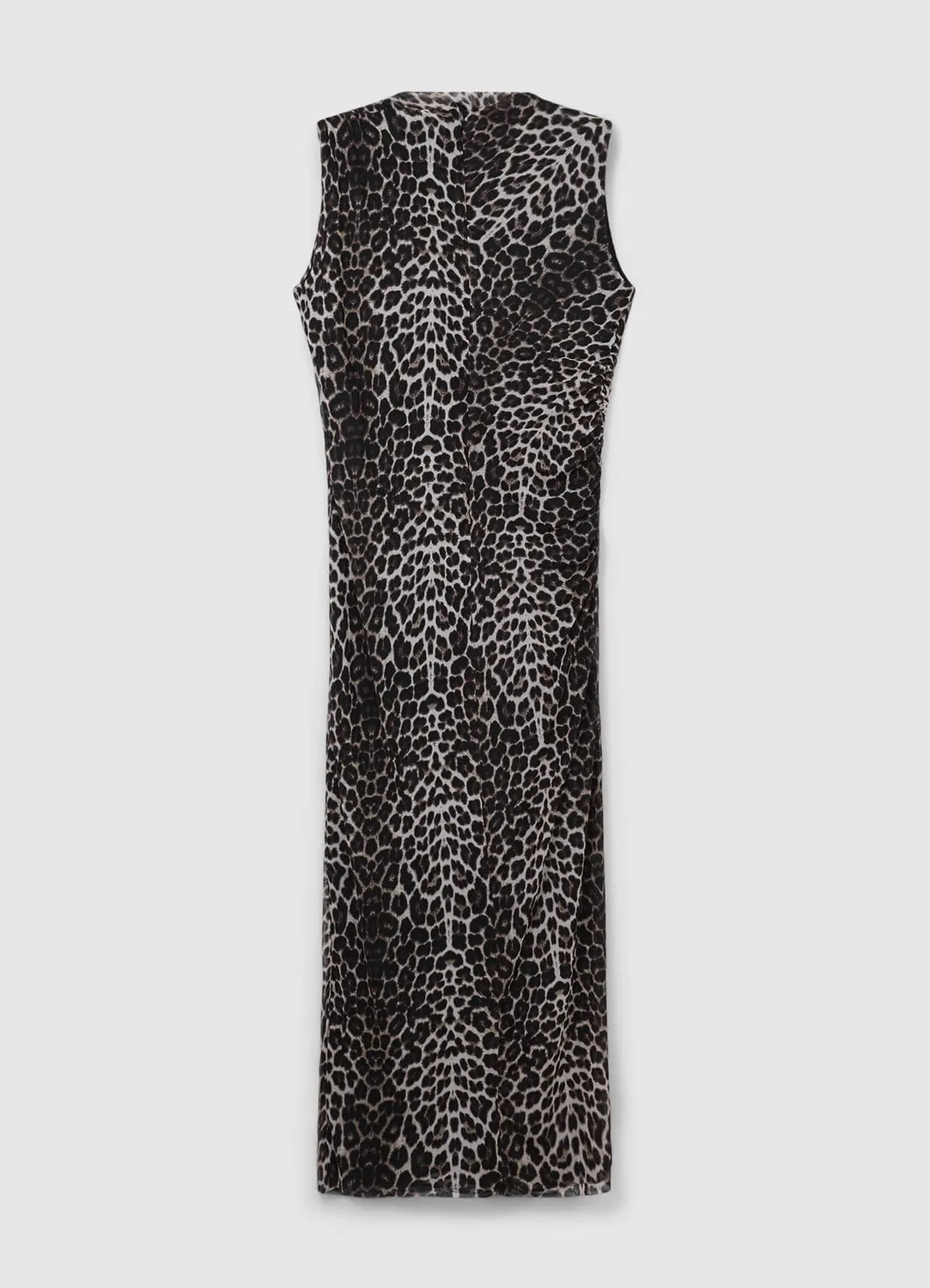 Calliope robe longue animalier sans manches