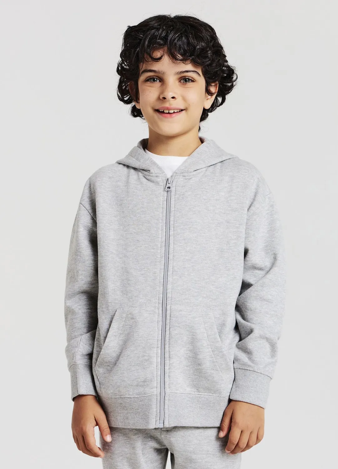 Calliope sweat zippé garçon uni 8-9 ans