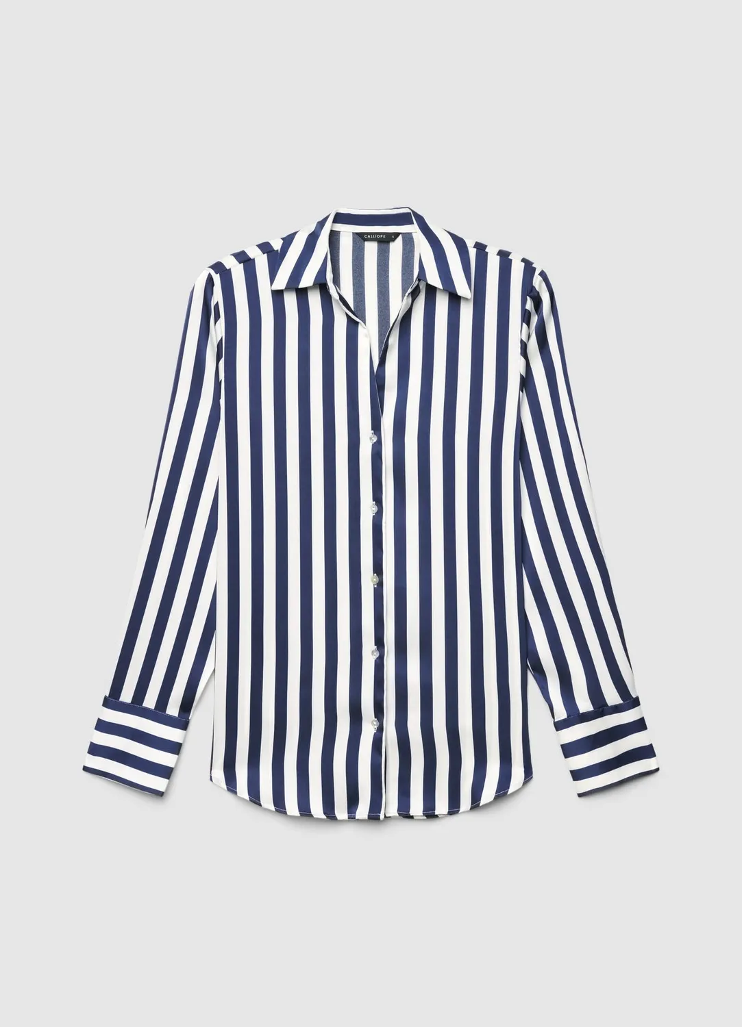 Calliope chemise rayée femme manches longues bureau