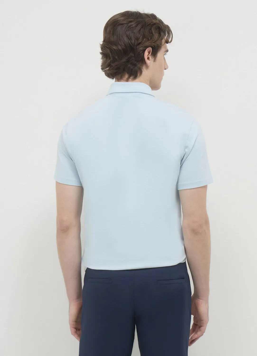 Calliope Polo uni t-shirt homme coton