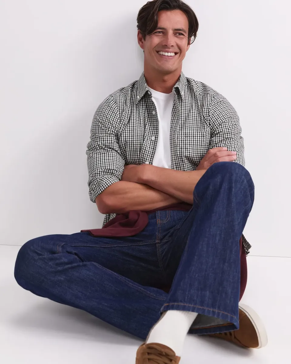 Sportscraft David chemise homme carreaux coton