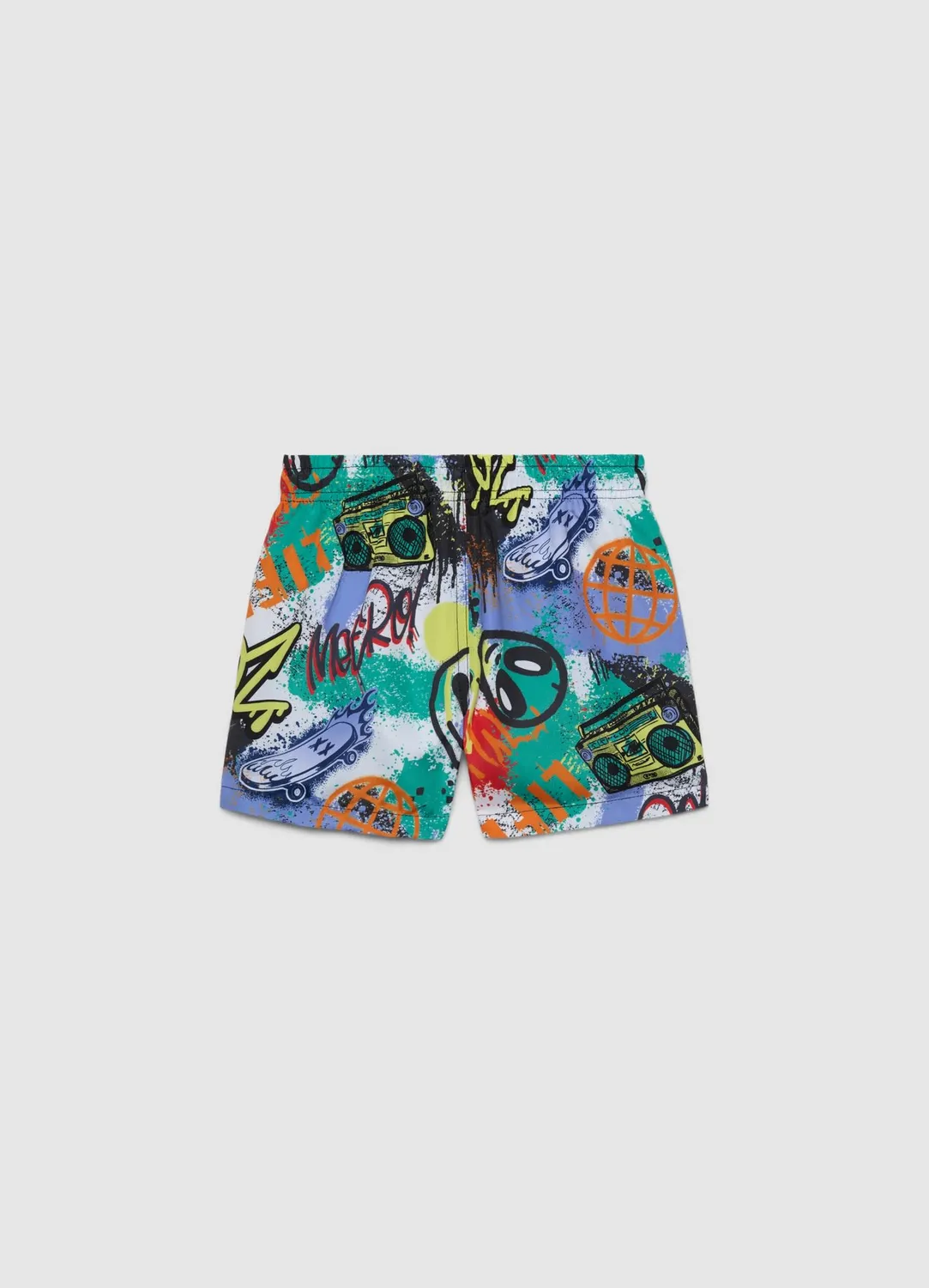 Calliope Short de bain garçon imprimé graffiti