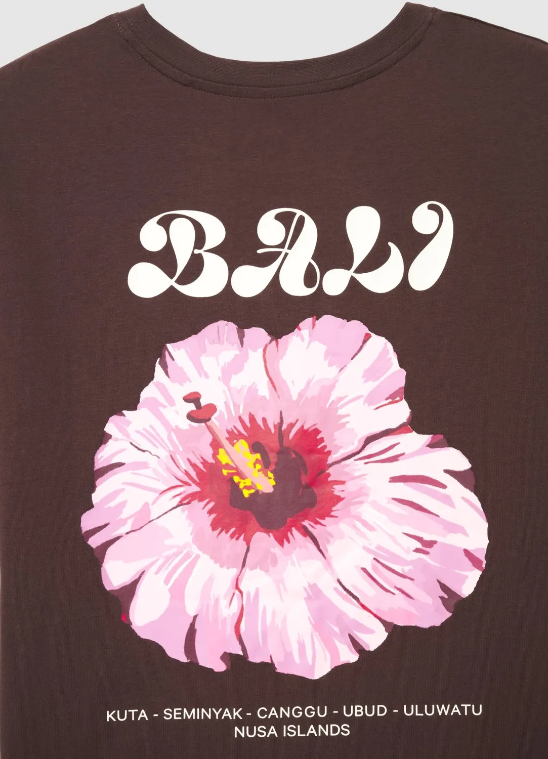 Calliope t-shirt Bali fleur femme ample manches courtes