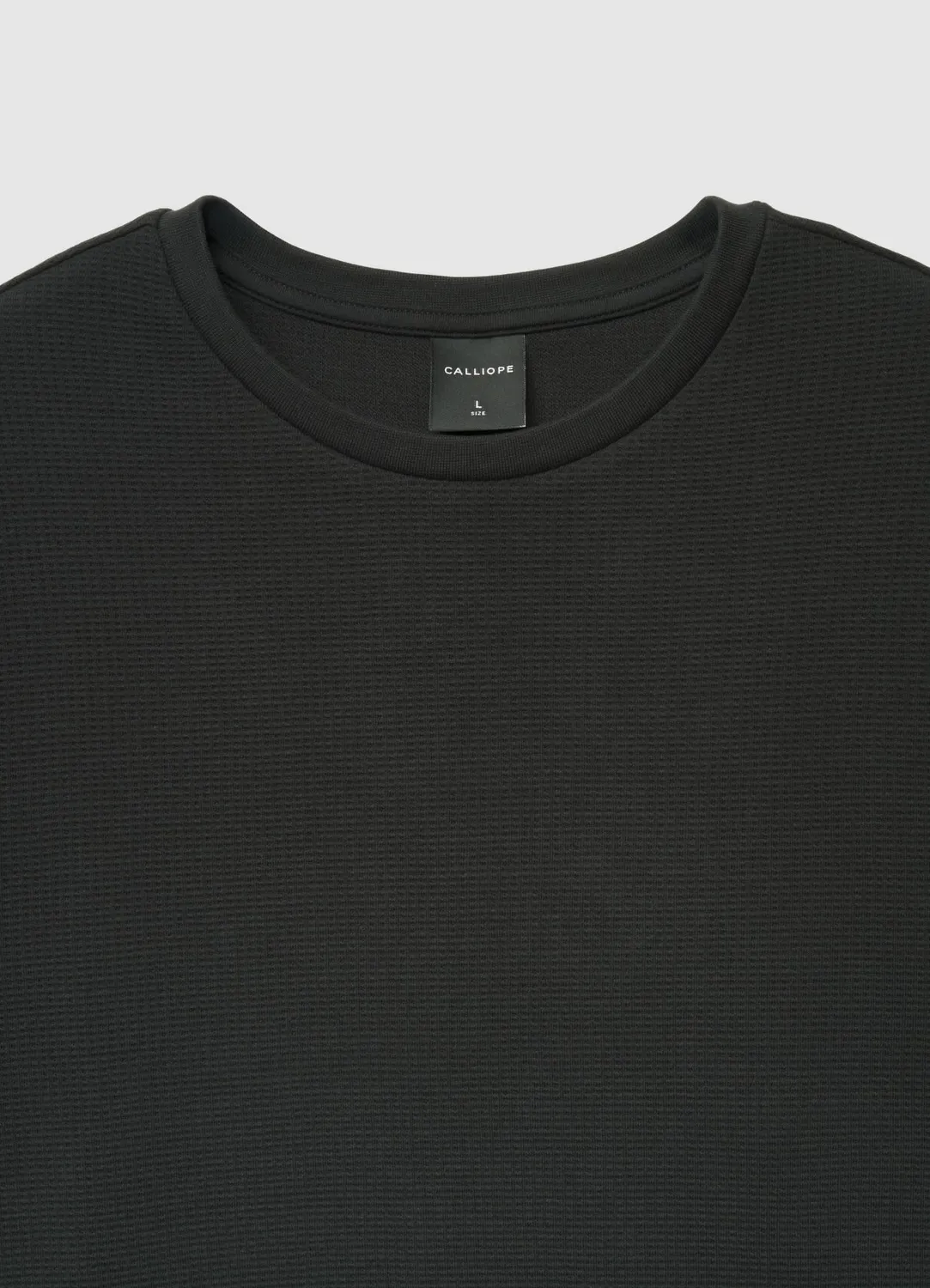 Calliope sweat col rond homme coton uni