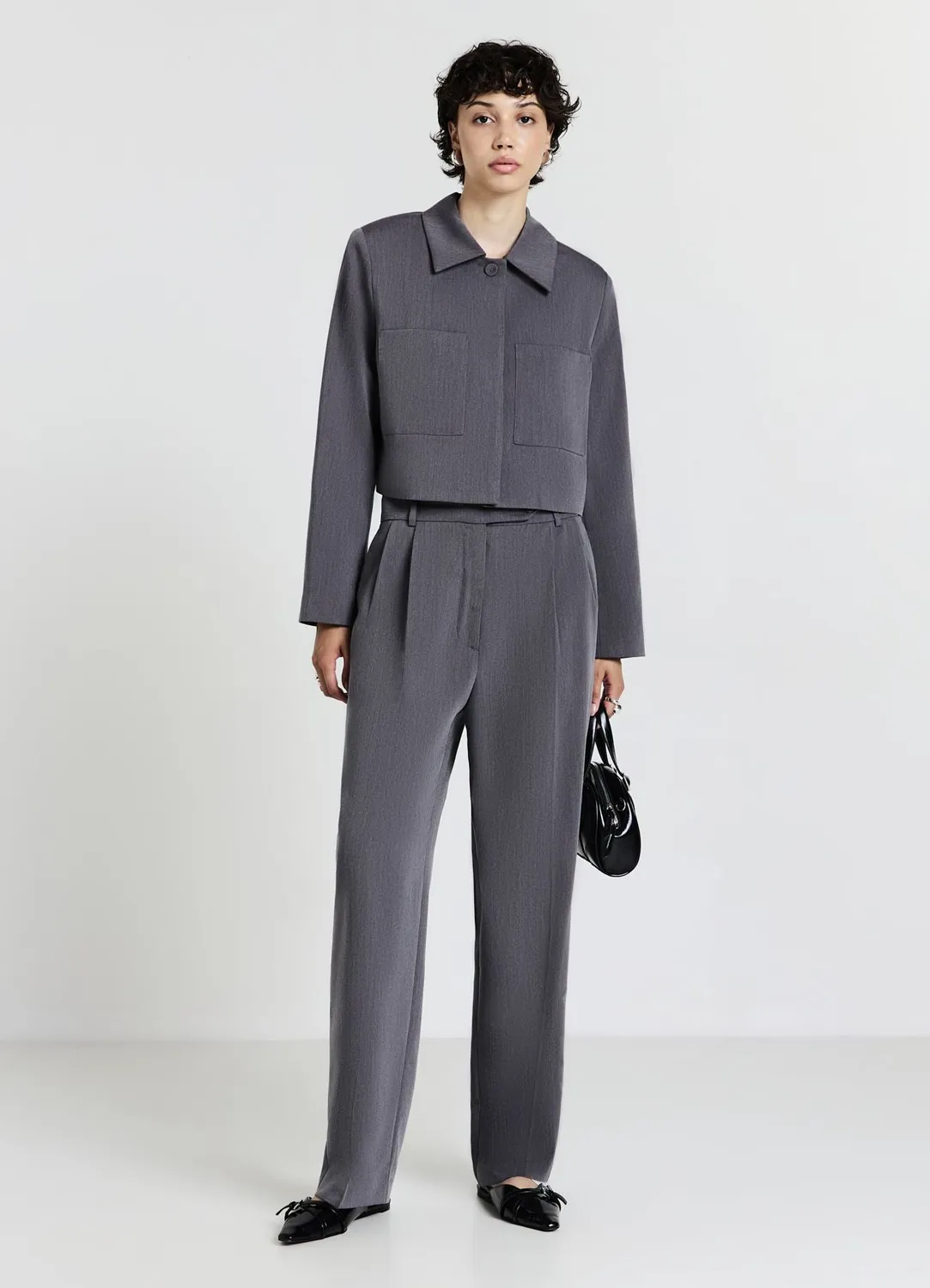 Calliope pantalon palazzo pinces femme bureau