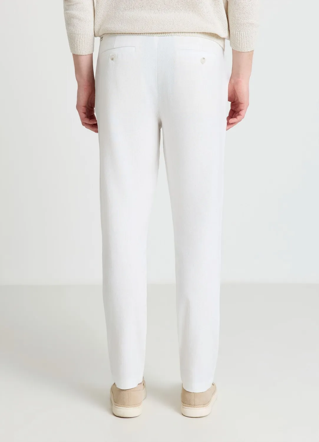 Calliope Pantalon chino homme lin regular