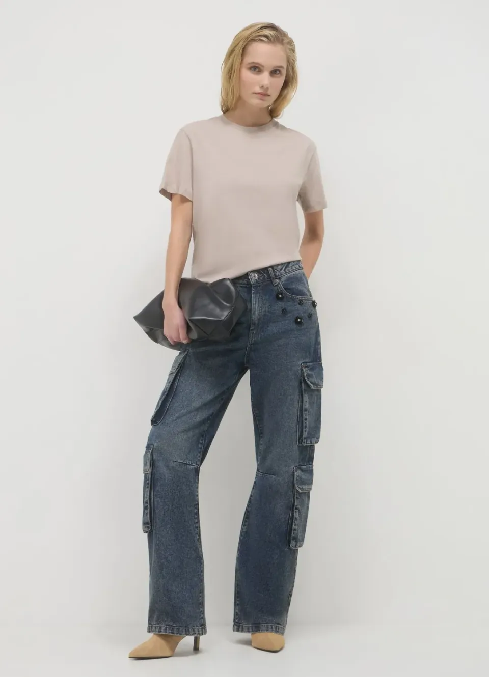 Calliope t-shirt femme col rond coton uni