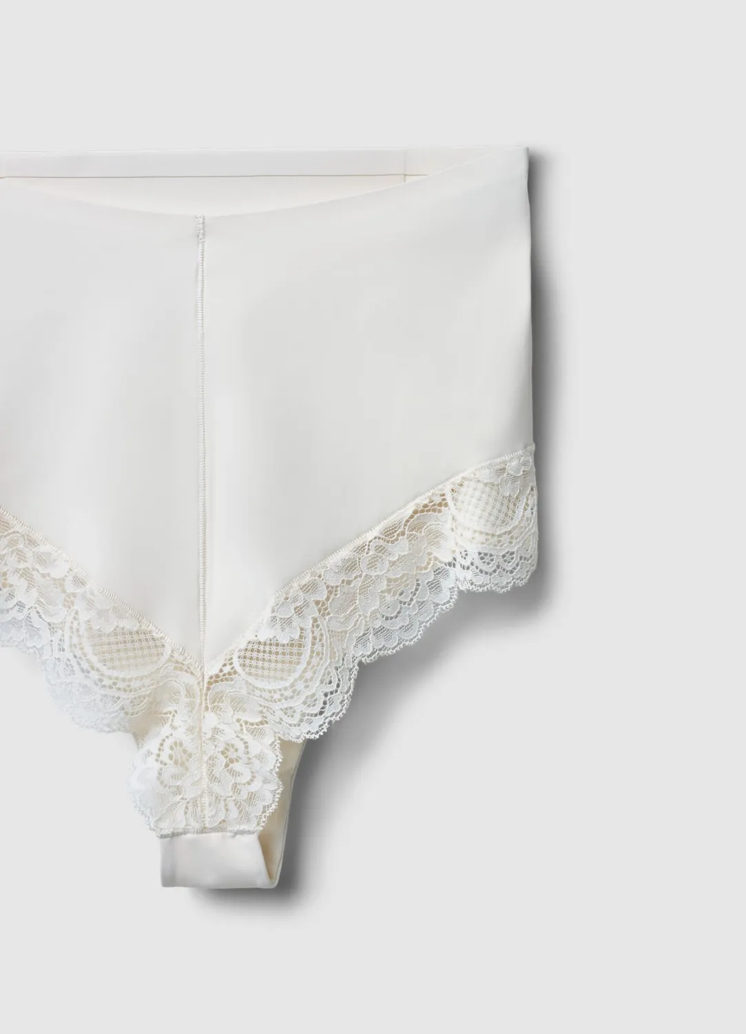 Calliope slip gainant femme dentelle coton