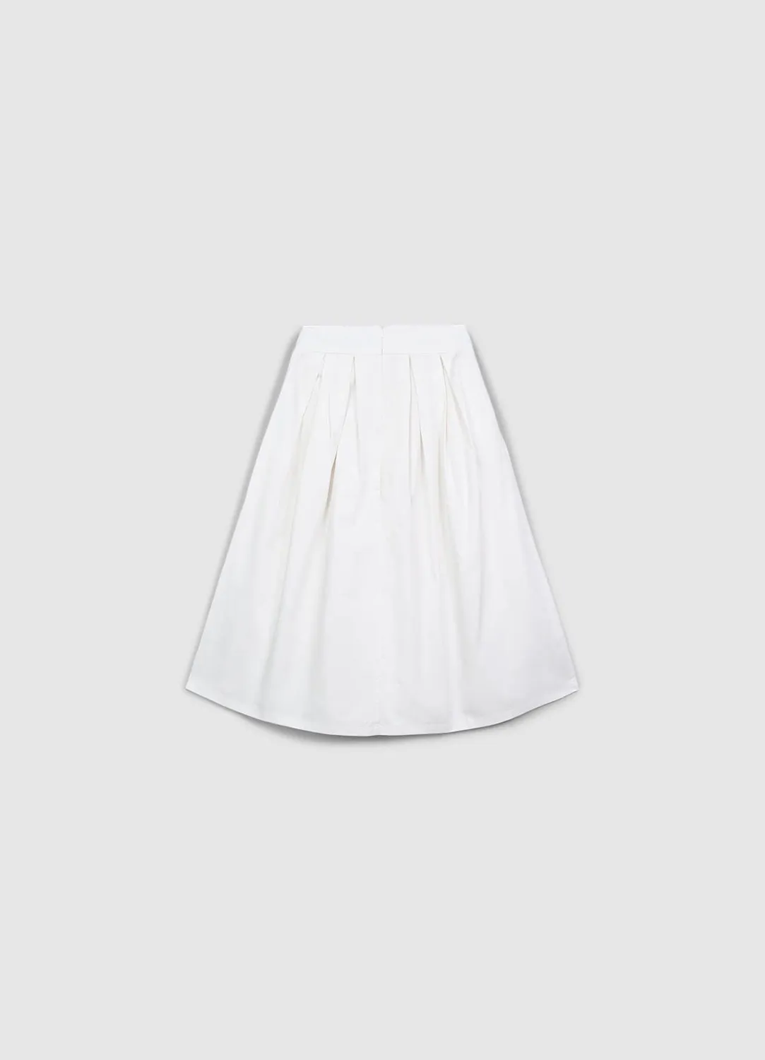 Calliope gonna midi pieghe jupe midi coton uni