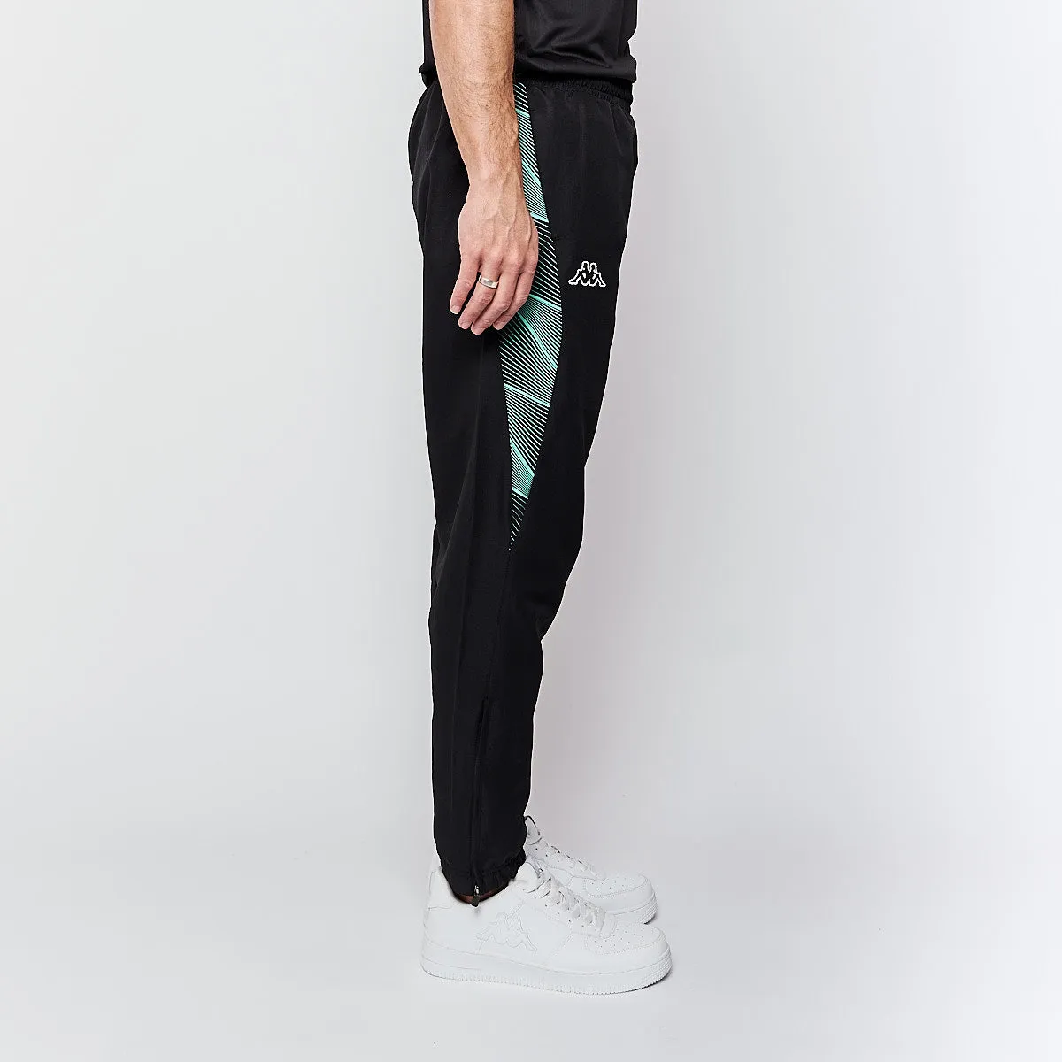 Kappa Ecale Sportswear pantalon noir homme coupe droite