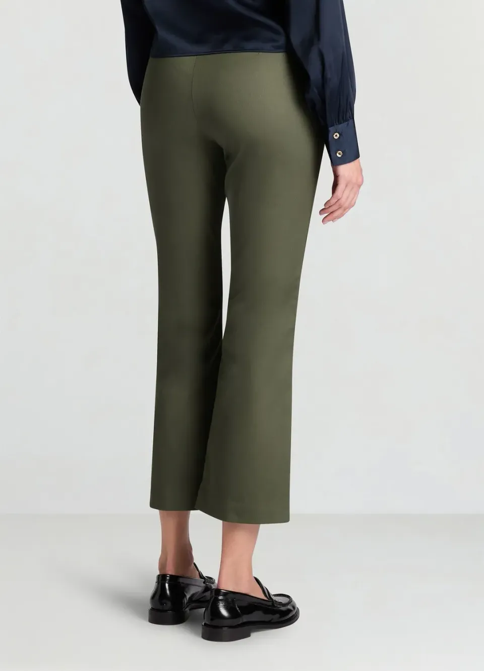 Calliope pantalon cropped flare femme coton