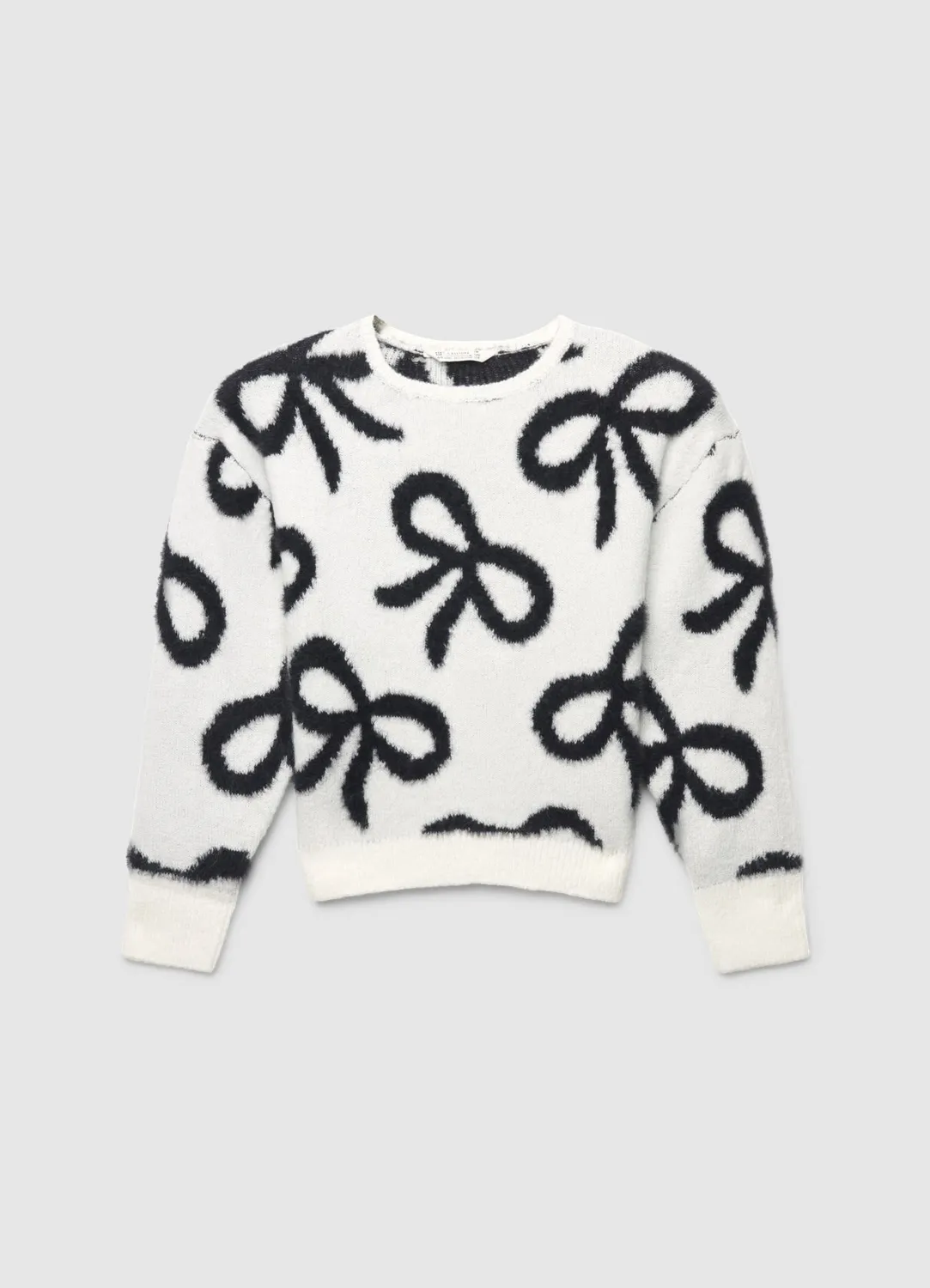 Calliope pull fille manches longues nœuds