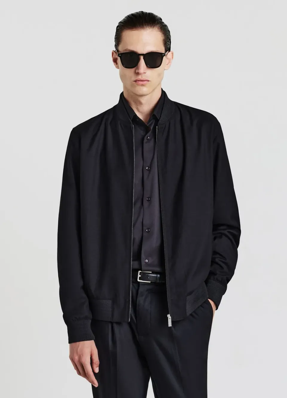 Calliope bomber homme à zip manches longues poches