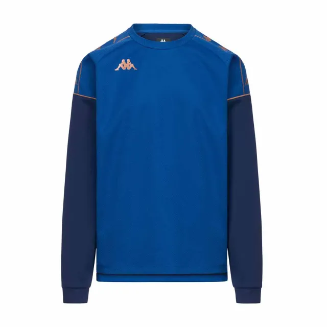 Robe di Kappa Maverno sweat bleu enfant mesh