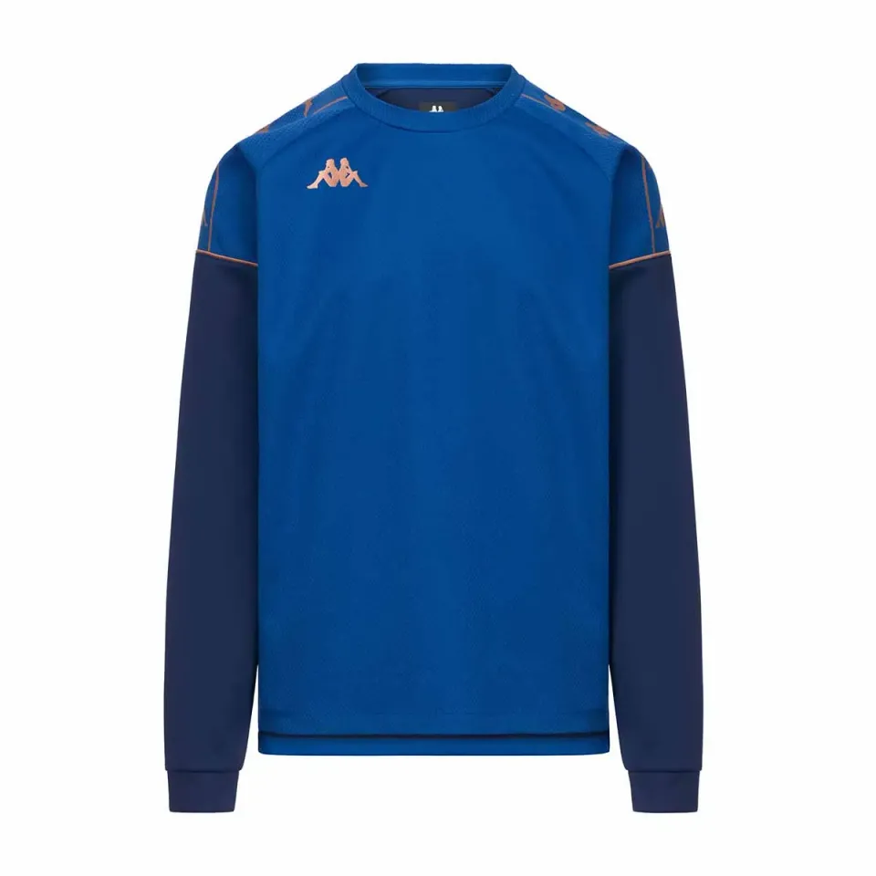 Robe di Kappa Maverno sweat bleu enfant mesh
