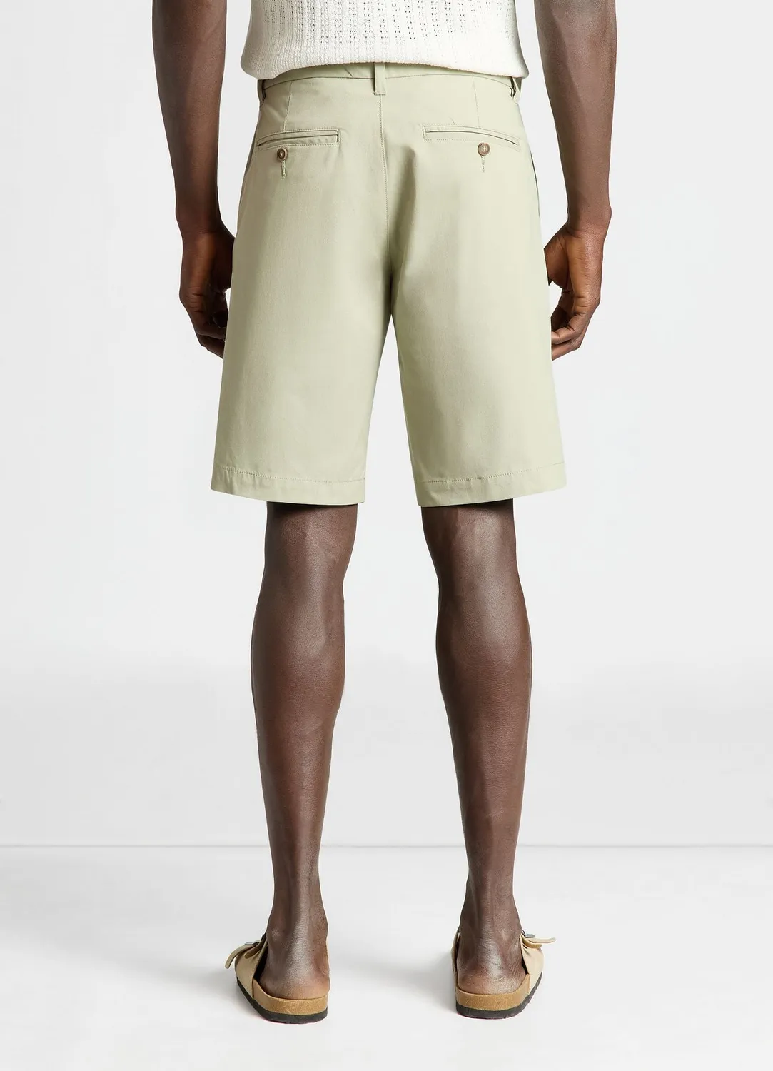 Calliope short chino homme uni coupe droite