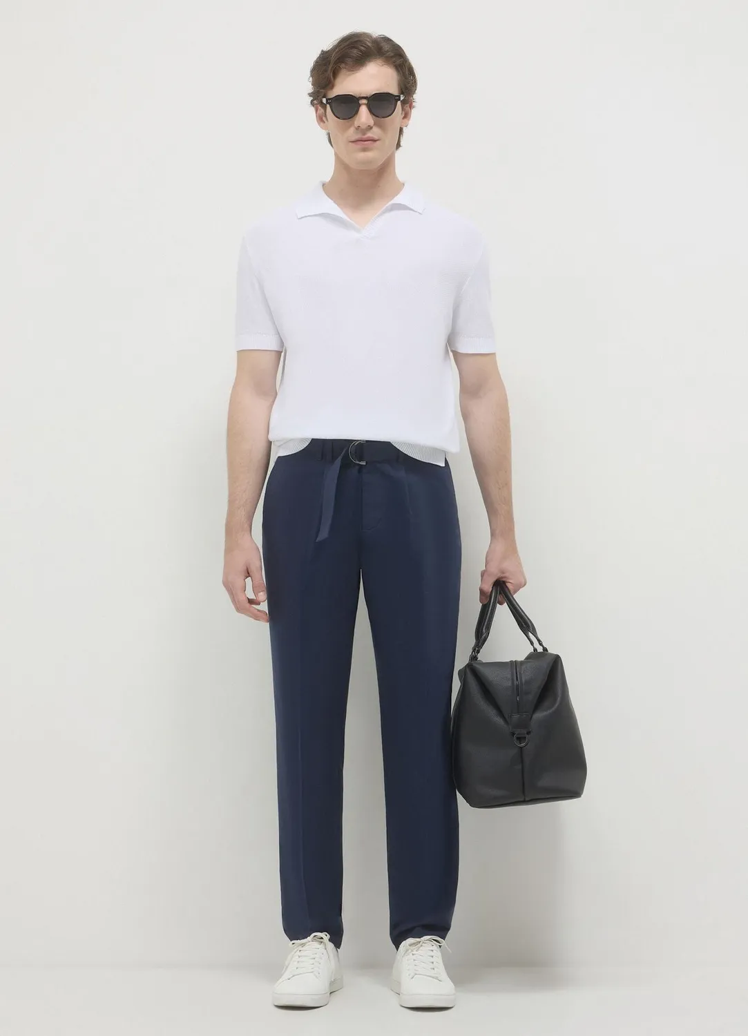 Calliope pantalon coton ceinture homme regular