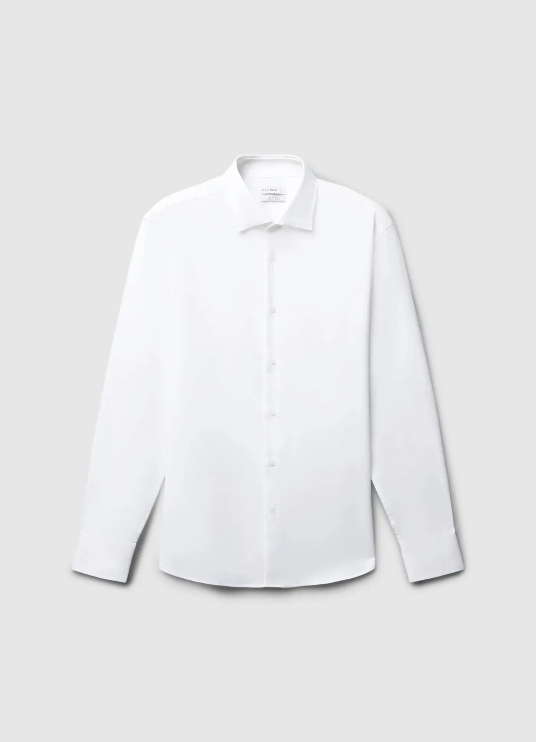 Calliope Chemise Unie Homme Manches Longues