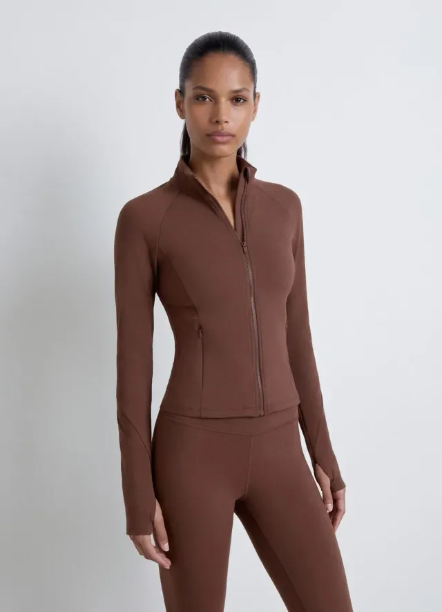 Calliope sweat zippé femme col montant sport