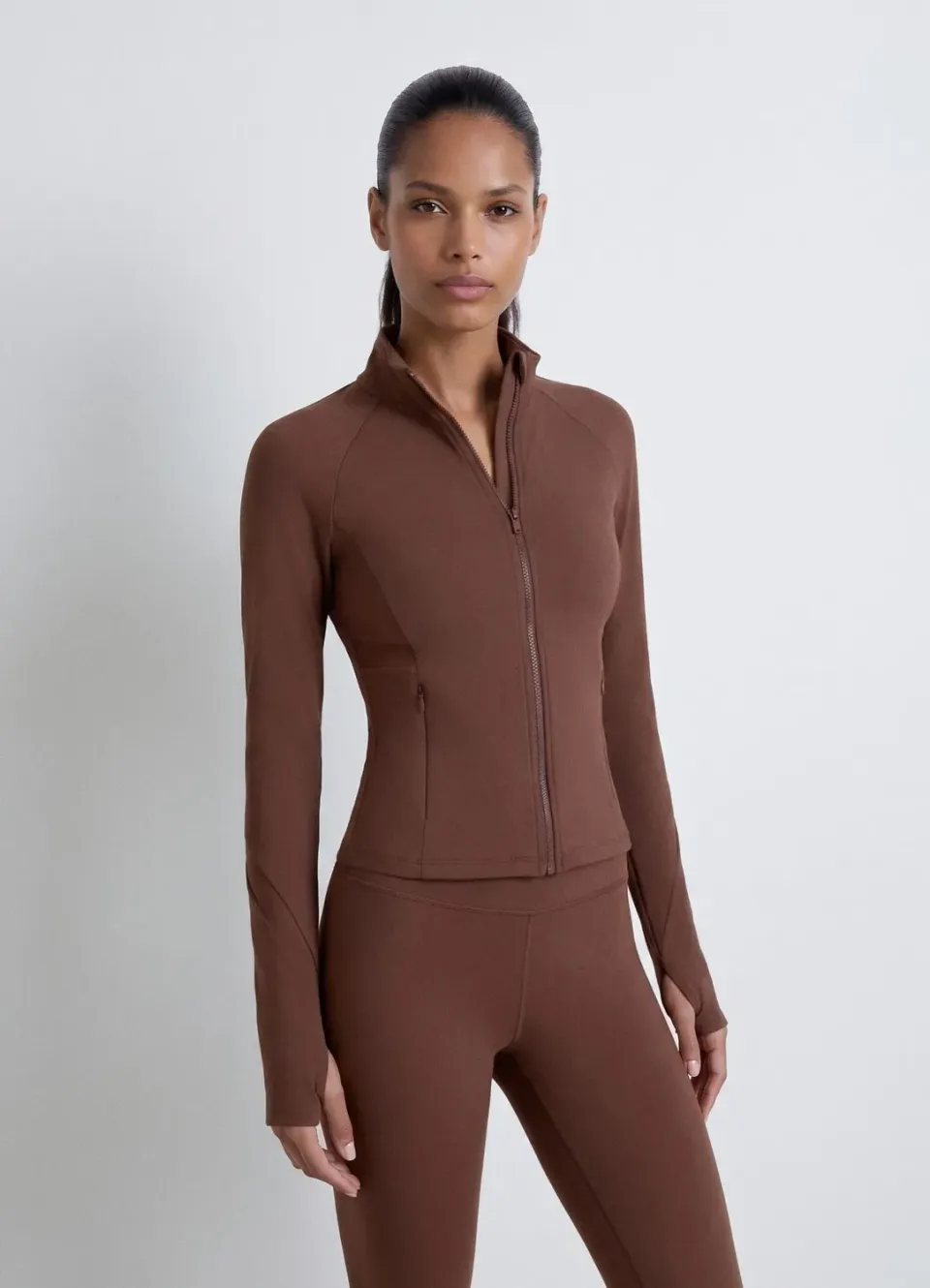 Calliope sweat zippé femme col montant sport